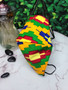 Spirit of Kente Face Mask - Front View