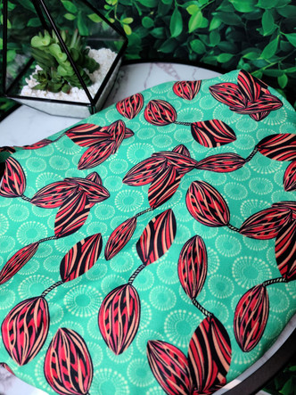 Ankara Print -  Cocoa Tea Bonnet Headwrap