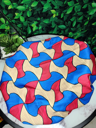 Ankara Print -  Triple Curve Bonnet Headwrap