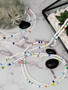 Ltd. Ed. Waist Beads - White & Multi Color
 * sold in different length from 43” – 44” adornments.