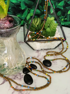 Ltd. Ed. Waist Beads - Bronz & Multi Color
 * sold in different length from 46” – 47” adornments.