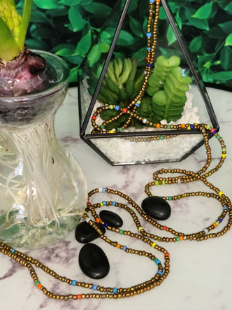Ltd. Ed. Waist Beads - Bronz & Multi Color
 * sold in different length from 46” – 47” adornments.