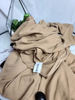 Light Jersey Knit Headwrap - Beige