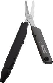 SOG Multitool Tactical Pen Baton Q1 TSA Approved Travel Accessories,  Multitool Pen with Travel Scissors, EDC Gear - $22.95 (Free S/H over $25)