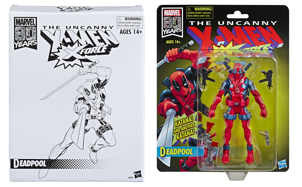 Marvel Legends Retro Collection Deadpool 6 Inch Action Figure Nj Toys And Collectibles Llc