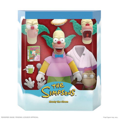 Simpsons Ultimates Krusty the Clown Deluxe Action Figure
