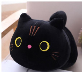 Squishy Soft Plush Black Cat
