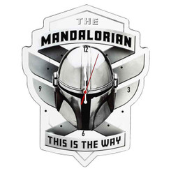 Star Wars The Mandalorian "This Is The Way" Wood Wall Clock