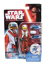 Star Wars Force Awakens X-Wing Pilot Asty 3.75-Inch Action Figure