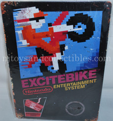 Nintendo Excitebike Box Art 8x12 Inch Tin Sign
