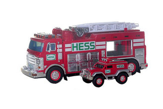 Hess Diecast Fire Truck with Small Emergency Vehicle