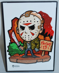 Denzell Draws 4x6 Jason Voorhees Glicee Art Prints with Frame