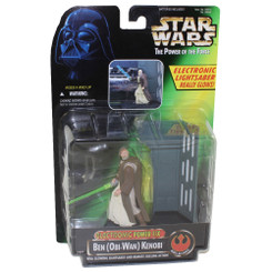 Star Wars POTF Obi-Wan Kenobi Electronic FX 3.75-Inch Action Figure