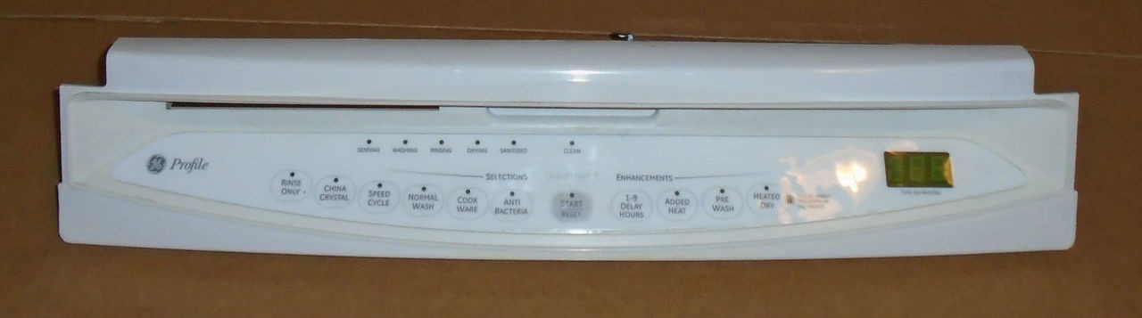 ge dishwasher control panel cover