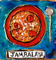 Jambalaya mini painting