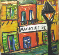 Magazine St. mini painting