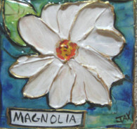 Magnolia mini painting