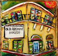 Old Absinthe House mini painting