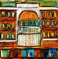 Saenger Theater mini painting