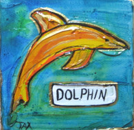 Dolphin Mini Painting