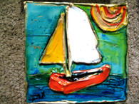 Sail Boat Mini Painting
