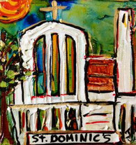 St. Dominic's Mini Painting