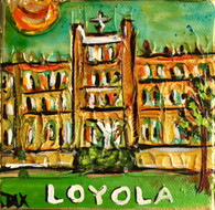 Loyola Mini Painting - New Orleans Art