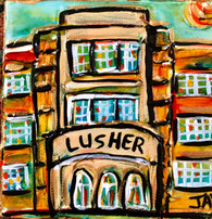 Lusher high school mini painting