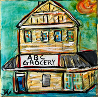 ABC Grocery mini painting