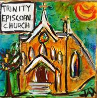 Trinity Episcopal Church Mini Painting