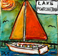Lake Pontchartrain Mini Painting