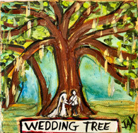 Wedding Tree Mini Painting - New Orleans Art