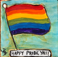 Pride Flag Mini Painting