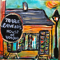Marie Laveau's House of V oodoo  Mini Painting