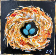 Bird's Nest Mini Painting