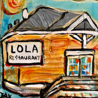 Lola Restaurant Mini Painting