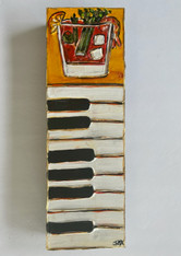 Piano Bar Painting - Bloody Mary