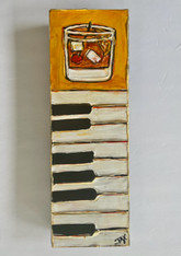 Piano Bar Painting - Old Fashioned