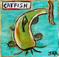 Catfish Mini Painting