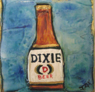 Dixie Beer mini painting