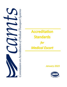 7th Edition Medical Escort 2023 Edition Accreditation Standards - Book