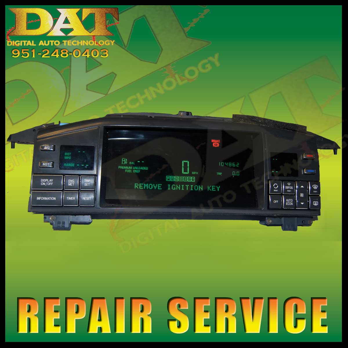 Cadillac Deville Cluster 1995 1999 Repair Service