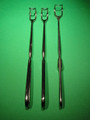 SET OF 3 GREEN GOITER RETRACTORS