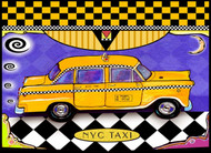Taxi Ceramic Tile Trivet