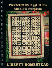 Shoo Fly Surprise small wall quilt pattern design by Liberty Homestead LB06