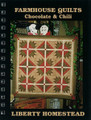 Chocolate & Chili small wall quilt  pattern design by Liberty Homestead LB03