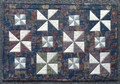 Small Pinwheel Quilt pattern and kit designed by JPVDesigns - Julie Ploehn-Vigna