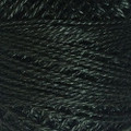 Valdani Perle Cotton #12 solids - 8113 Black Dark