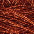 Valdani Perle Cotton #12 variegated - Heirloom collection - H201 Rust 