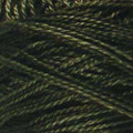 Valdani Perle Cotton #12 variegated - Heirloom Collection - H209 Khaki Black